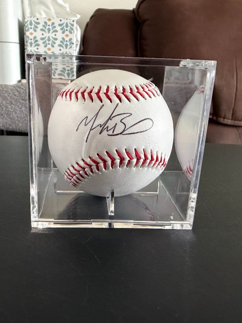 MOOKIE BETTS SIGNED LOS ANGELES LA DODGERS AUTOGRAPHED BASEBALL W/COA 17-3
